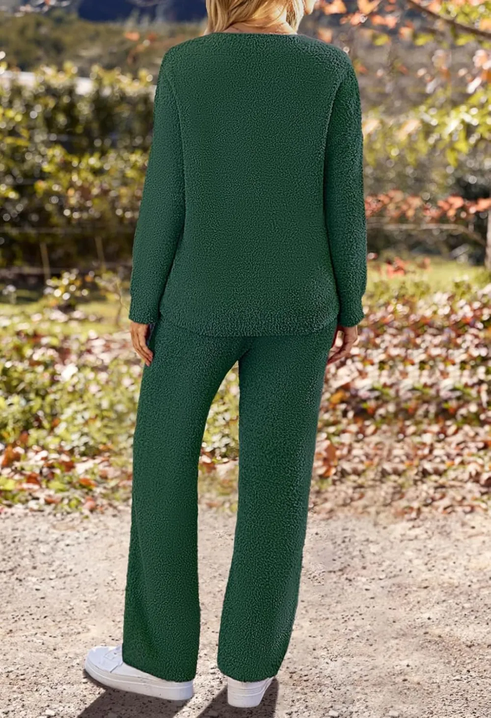 Women's Lounge Sets 2025 Fall Fashion 2 Piece Outfits Sweater Pajama Set