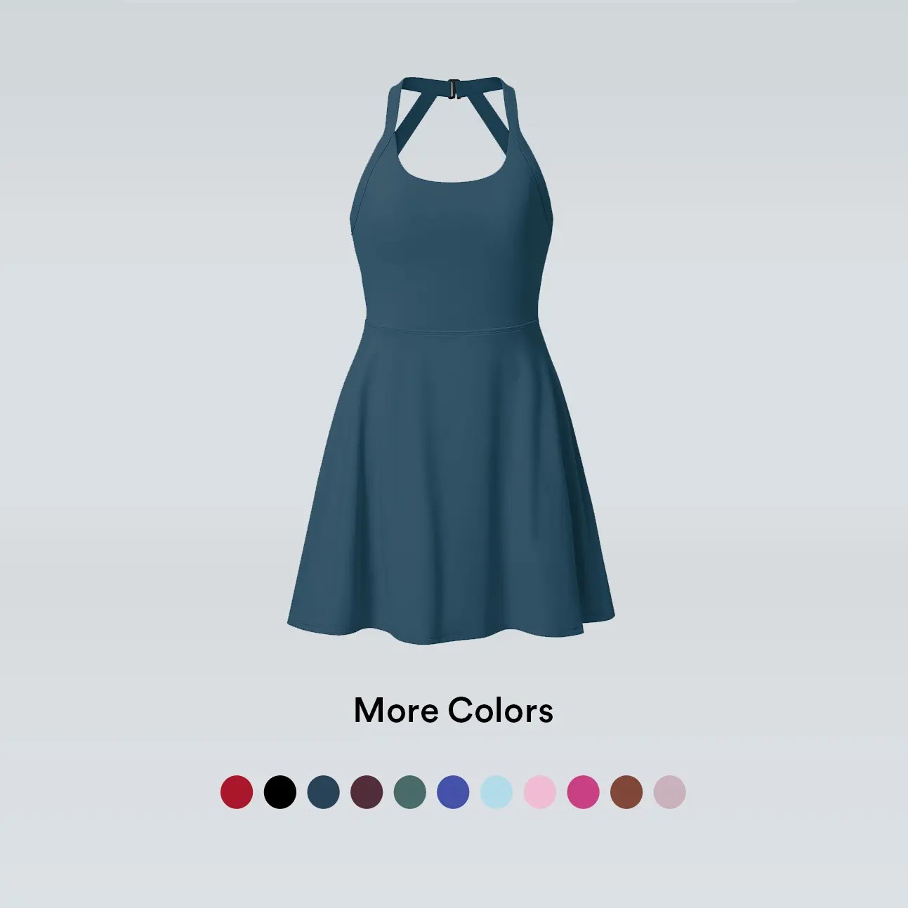 Backless Sleeveless Criss Cross Active Spring Dresses for Women