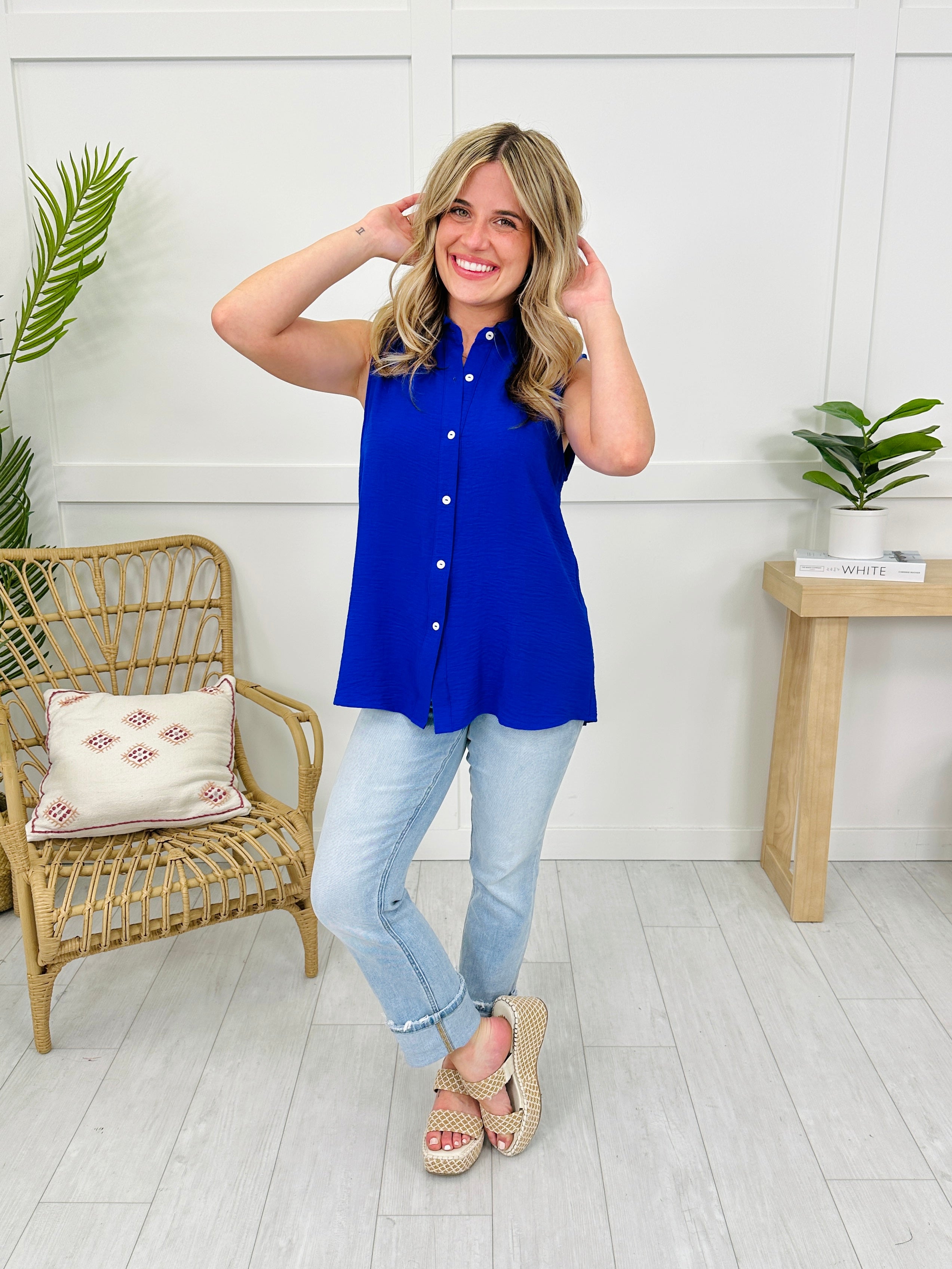 Step Into Summer Tank Top- Multiple Colors!