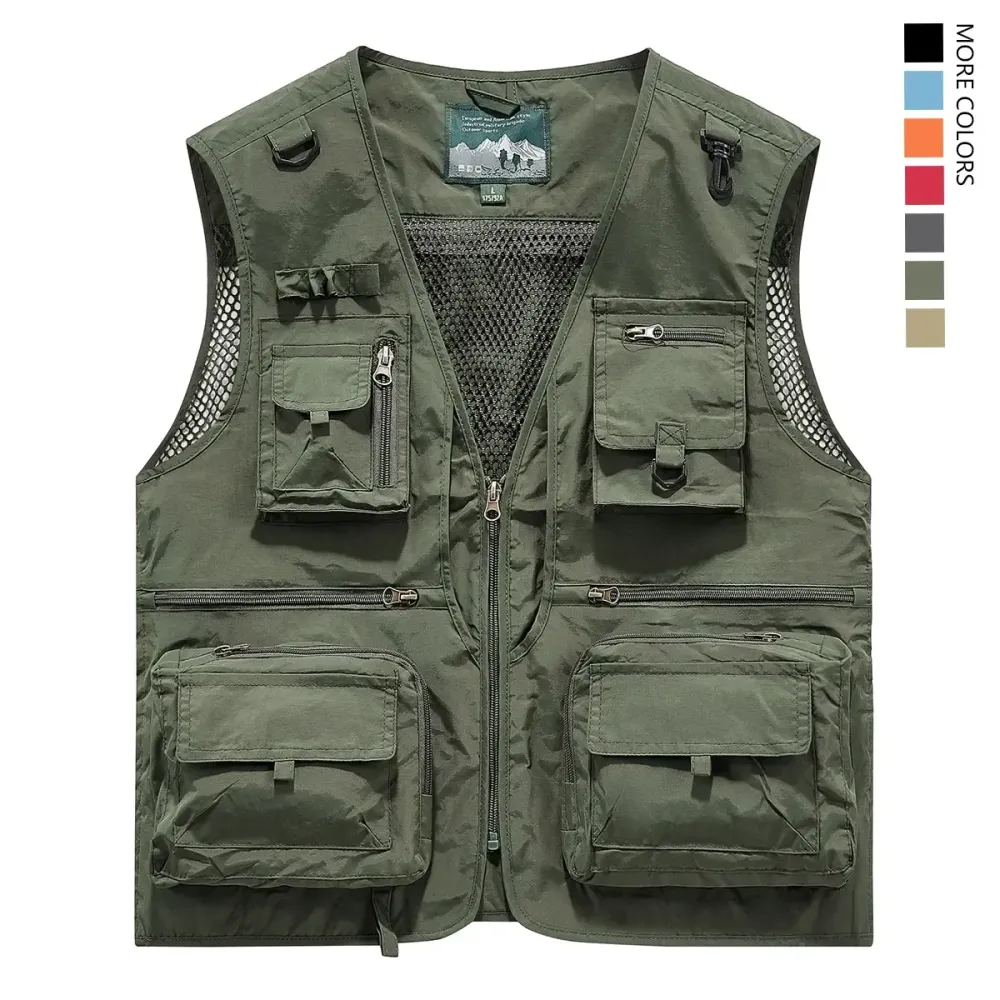 Made from 100% nylon, anti-static design ensures safety (true size). Men’s fashion quick-dry mesh casual outdoor multi