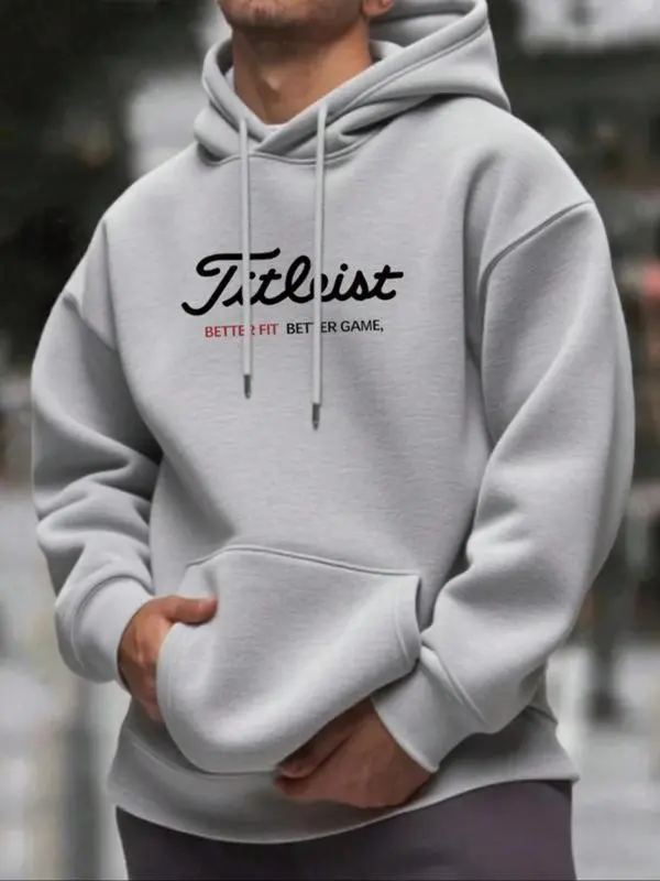Unisex hooded golf sweatshirt