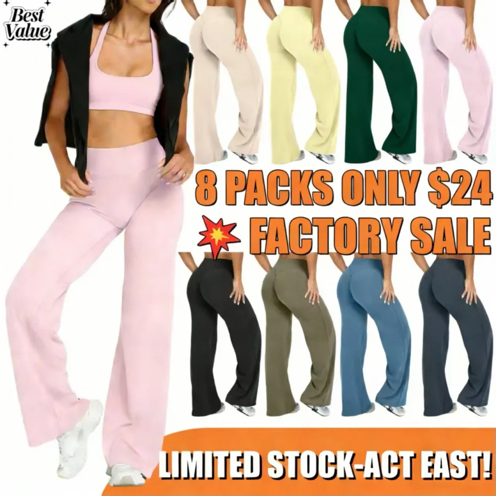 Women‘s Casual Pants - High Waisted Loose-Fitting Casual Pants