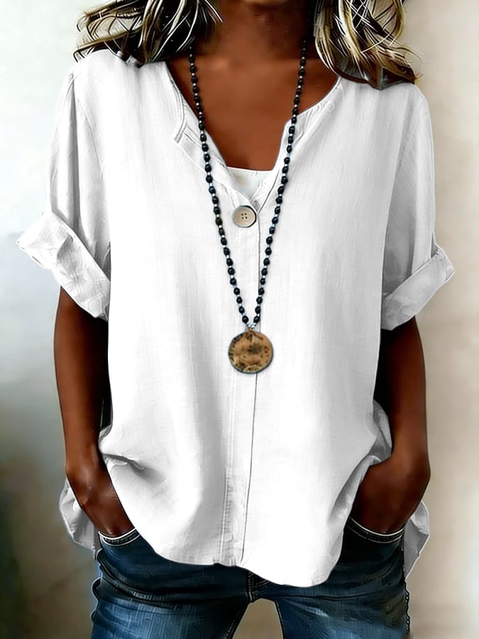 Women's Button-Down Casual Shirt- Fast Shipping
