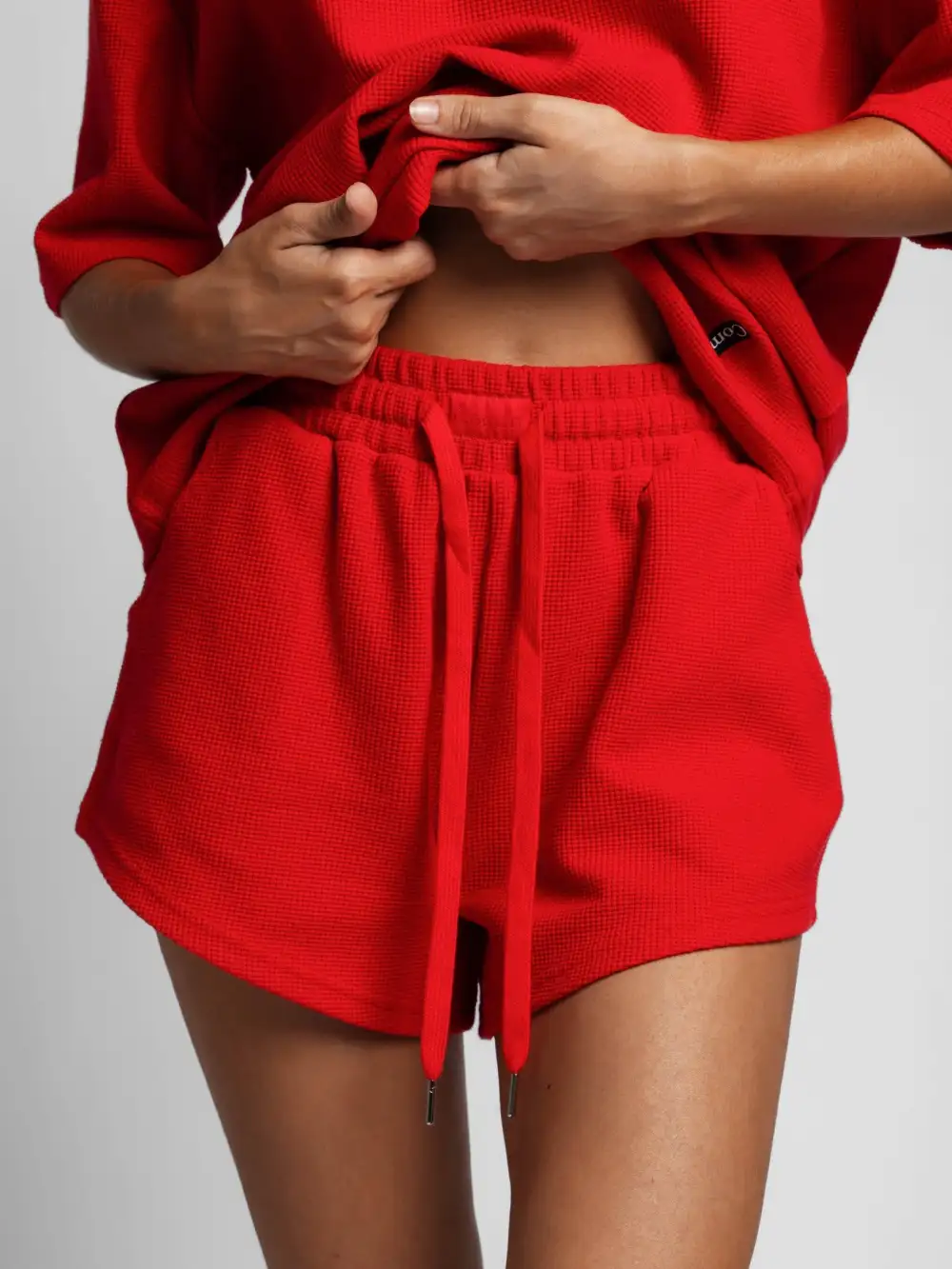 Unisex's Waffle Lounge Set