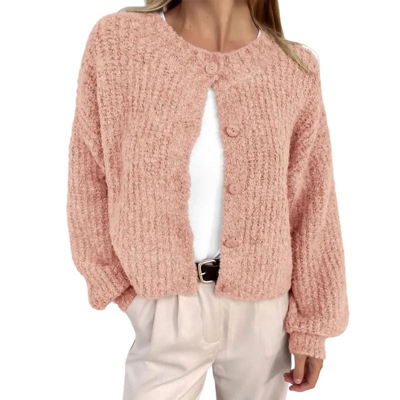 Women's Chunky Knit Fall Cardigan Winter Long Sleeve Button Down