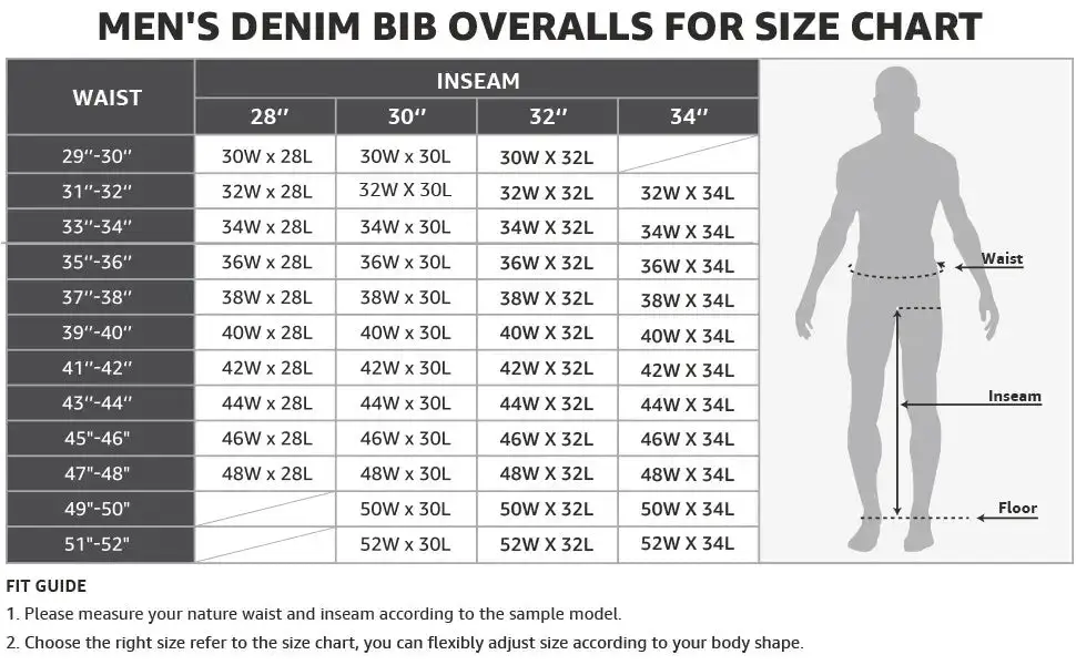 🔥Best-Selling Men’s Denim Bib Overalls – Heavy-Duty Workwear with Adjustable Straps & Tool Pockets