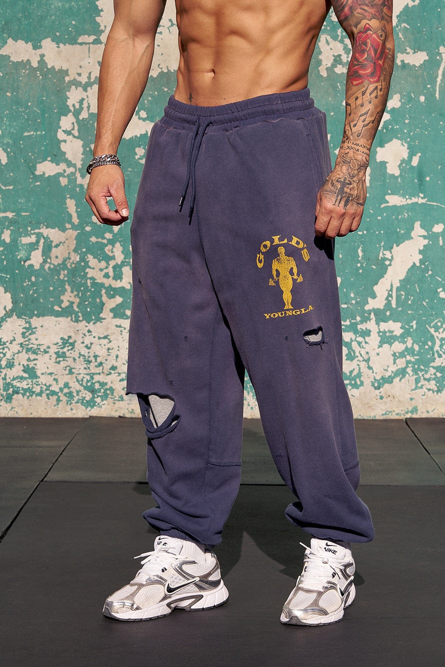 2054 - Gold's Iron Legacy Layered Joggers