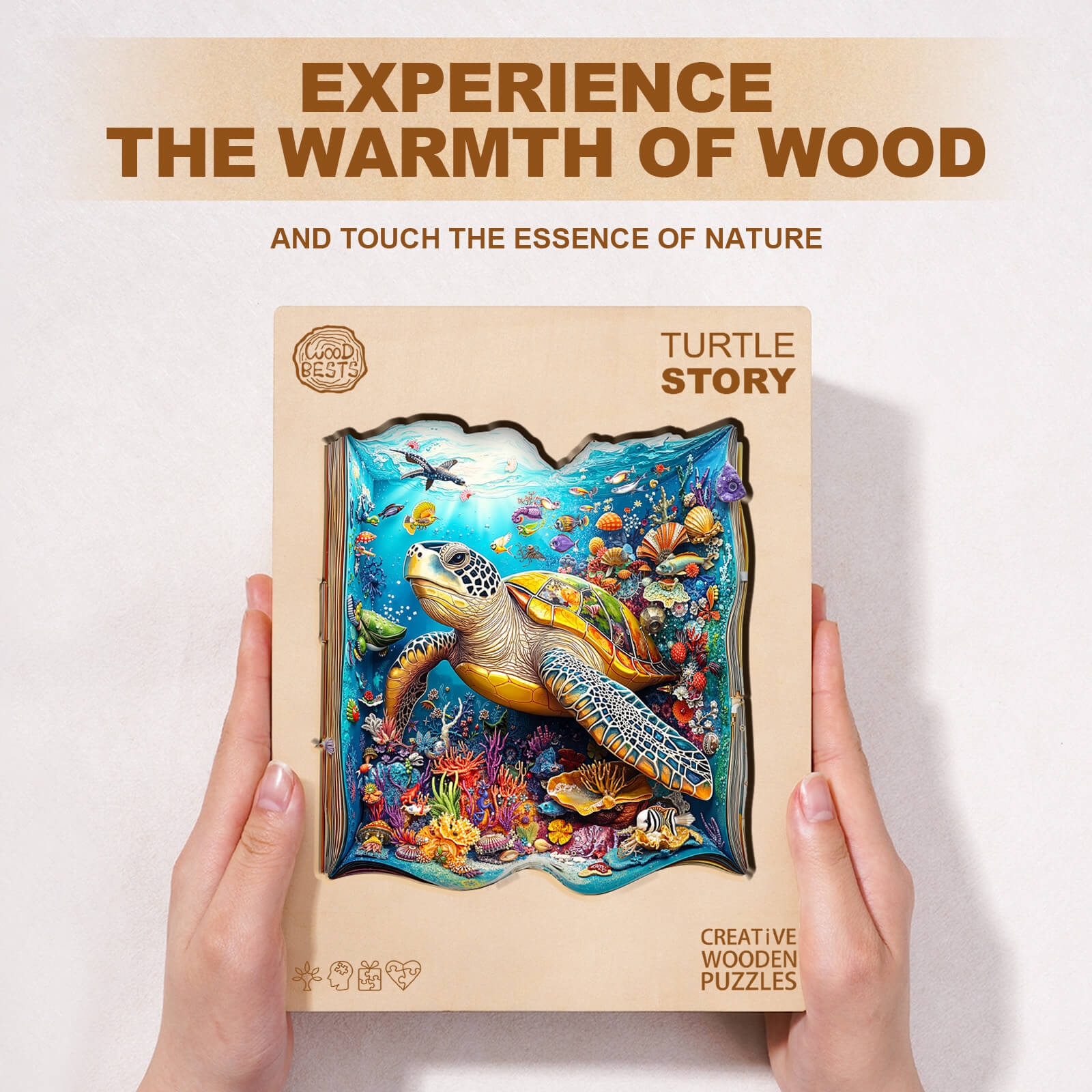 Turtle Story Wooden Jigsaw Puzzle