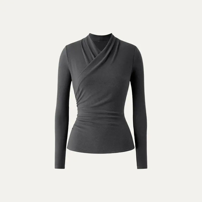 Long Sleeve Top Casual Korean Minimalist