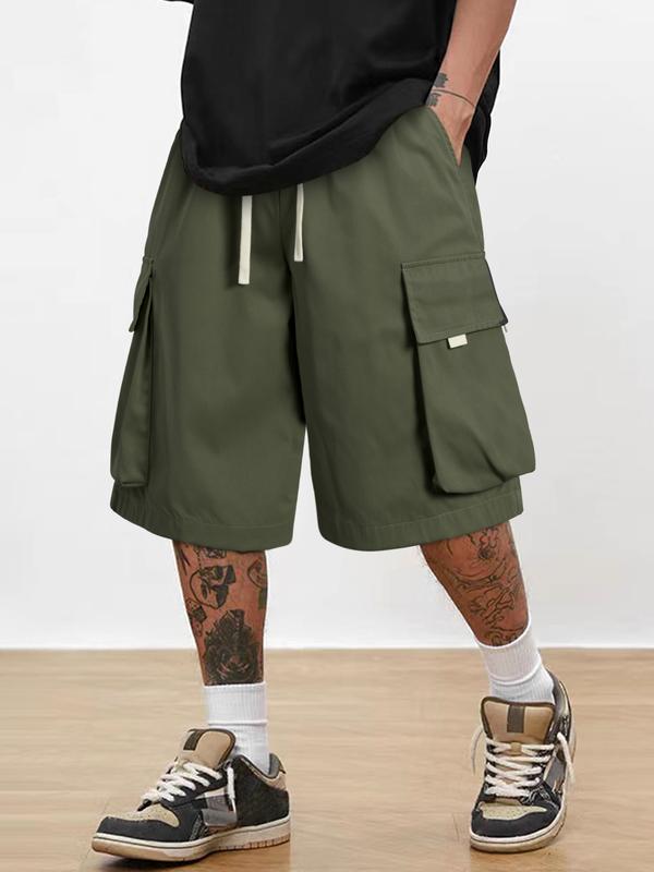 🩳 Men's Street Camo Cargo Shorts (Loose Fit)