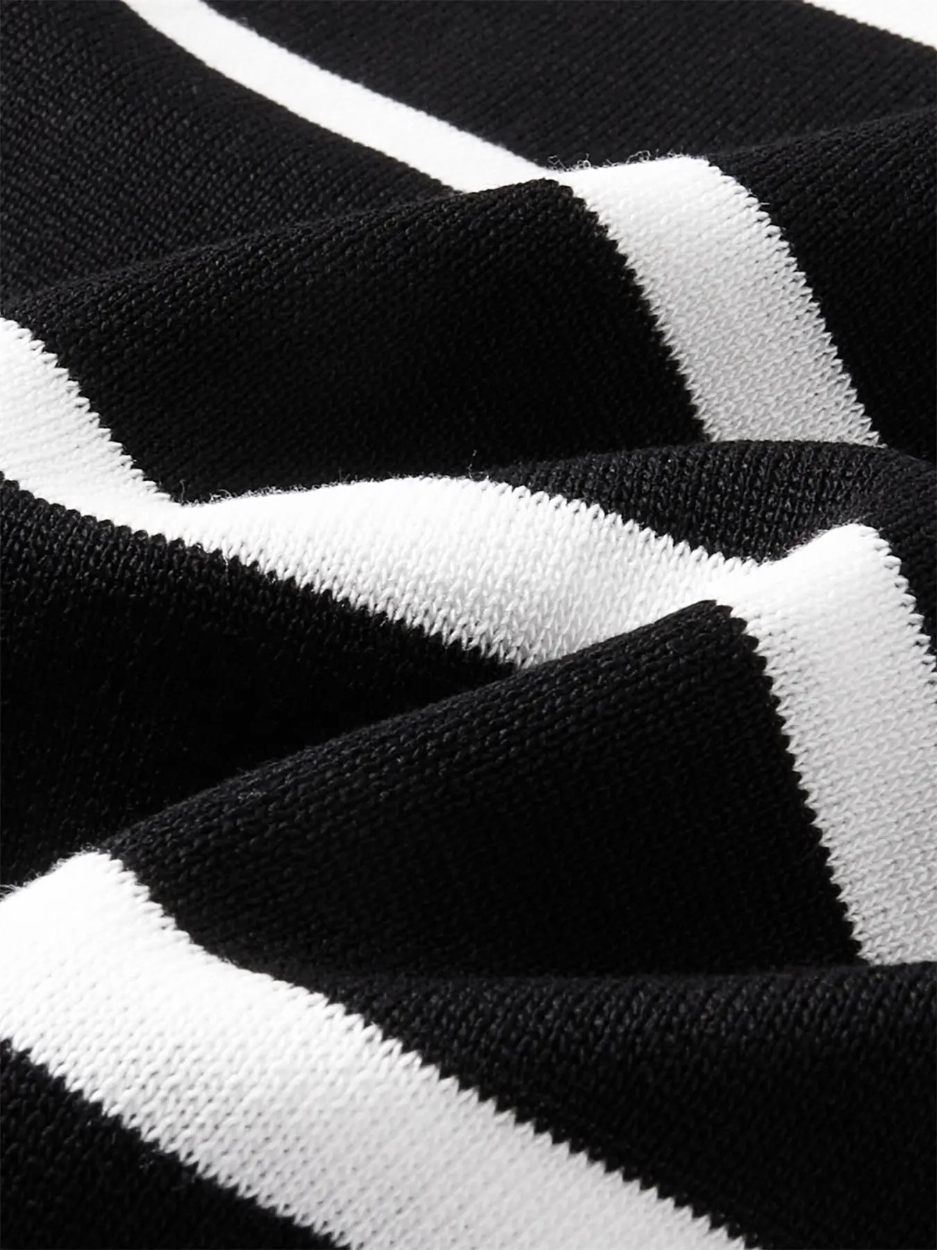 Unisex Retro Striped Knitted T-Shirt – Vintage Crew Neck Summer Basic