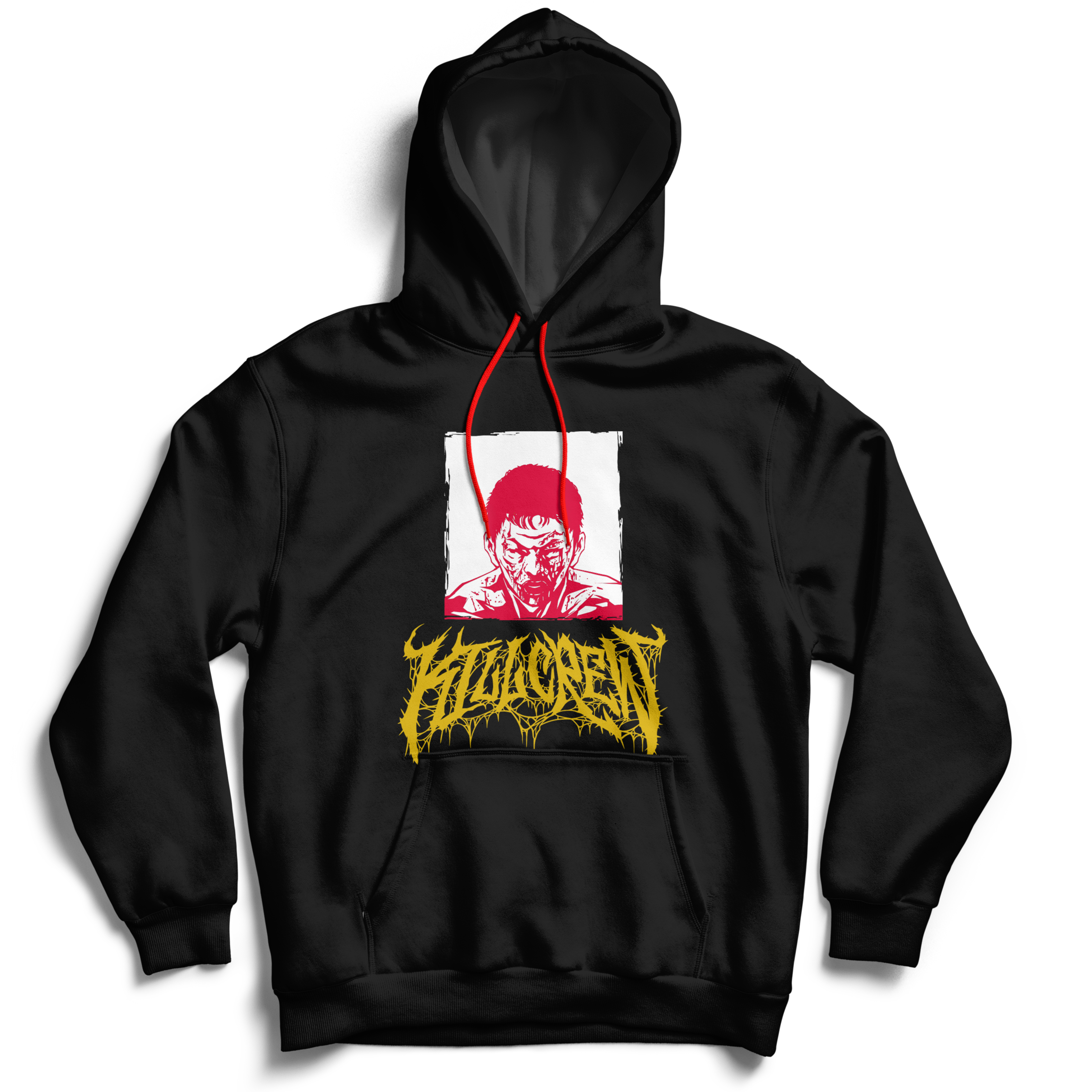 BATTLE SCARS PATCH HOODIE - BLACK