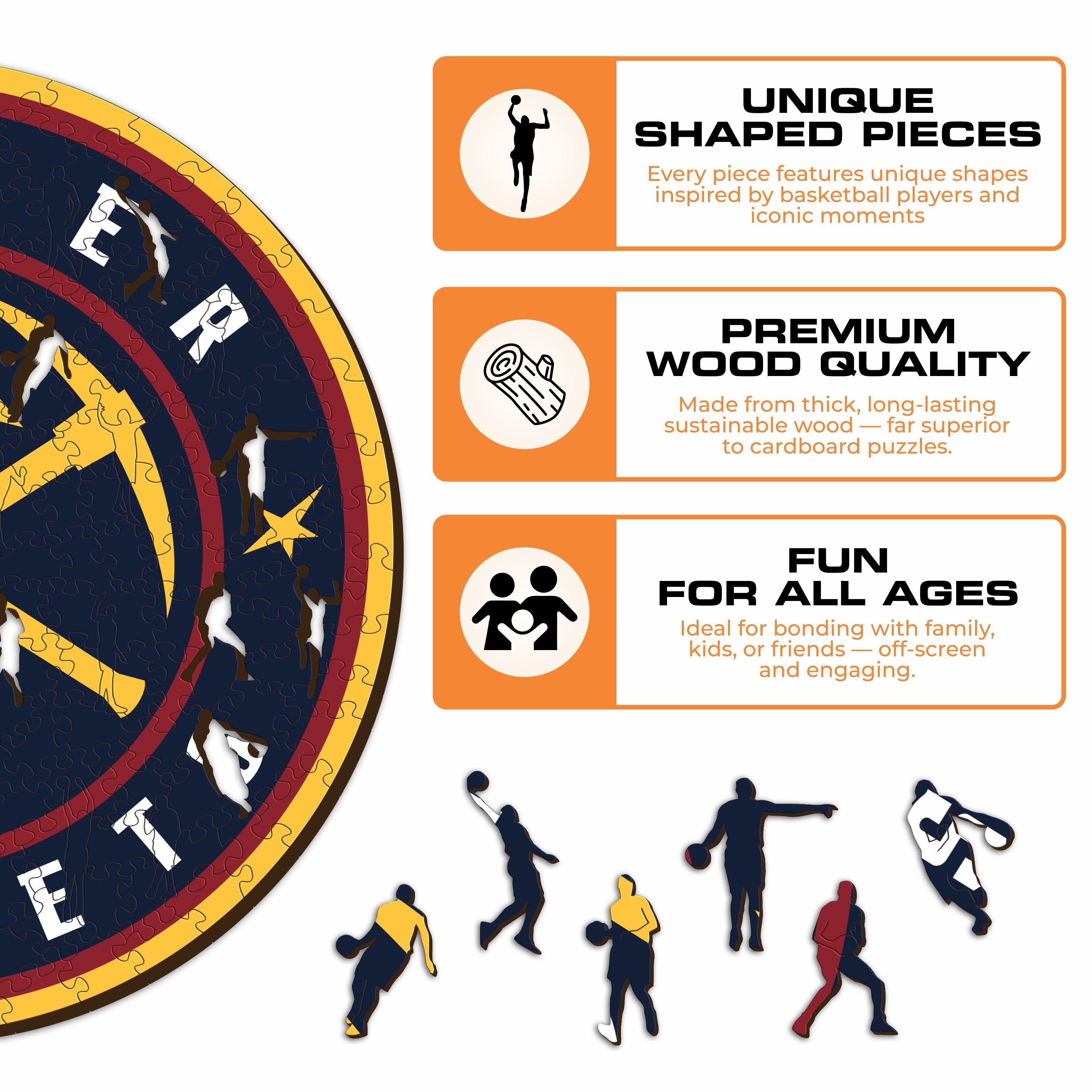 Denver Nuggets™ - Wooden Puzzle