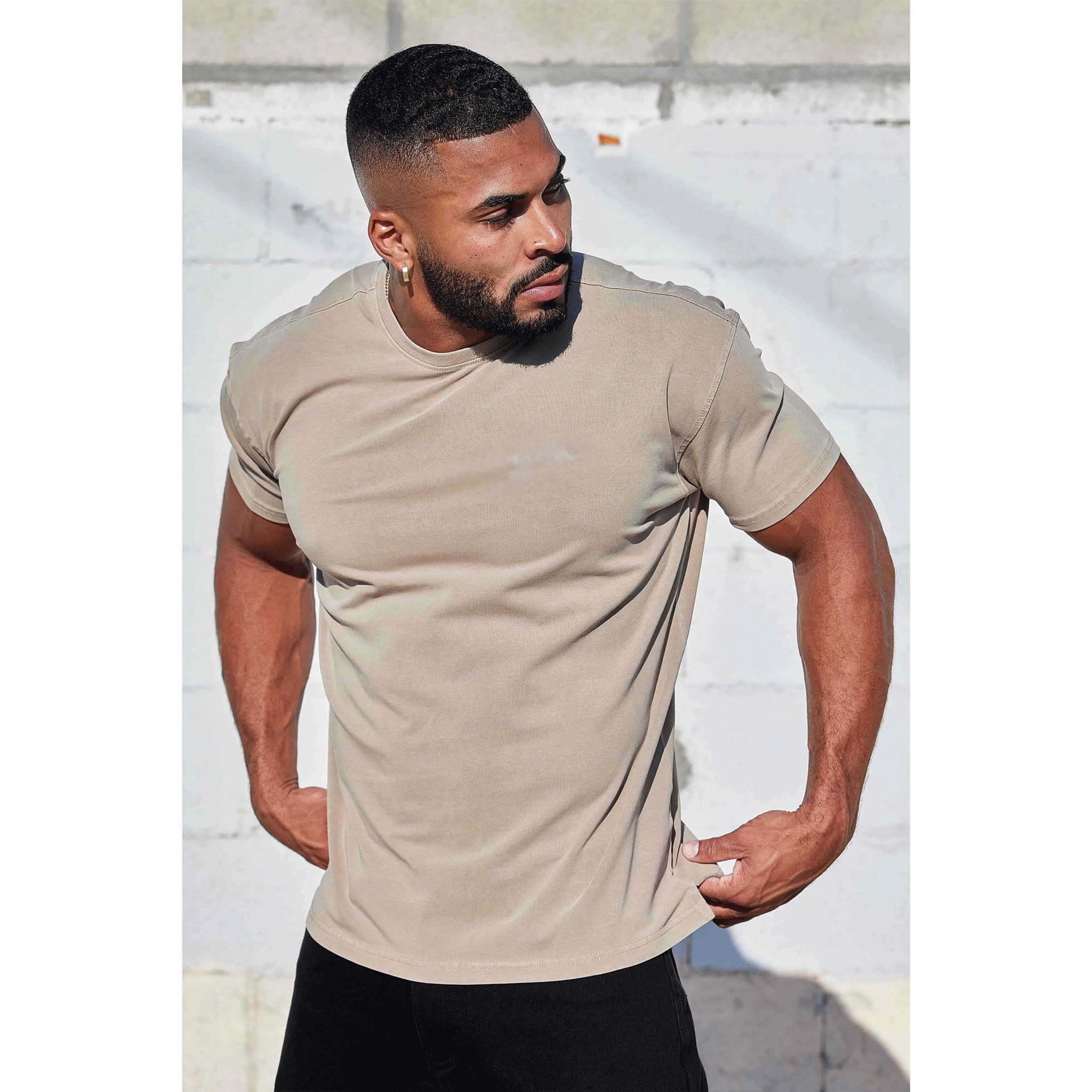 Men’s Premium Tailored Athletic Tee - Fitted Performance Design