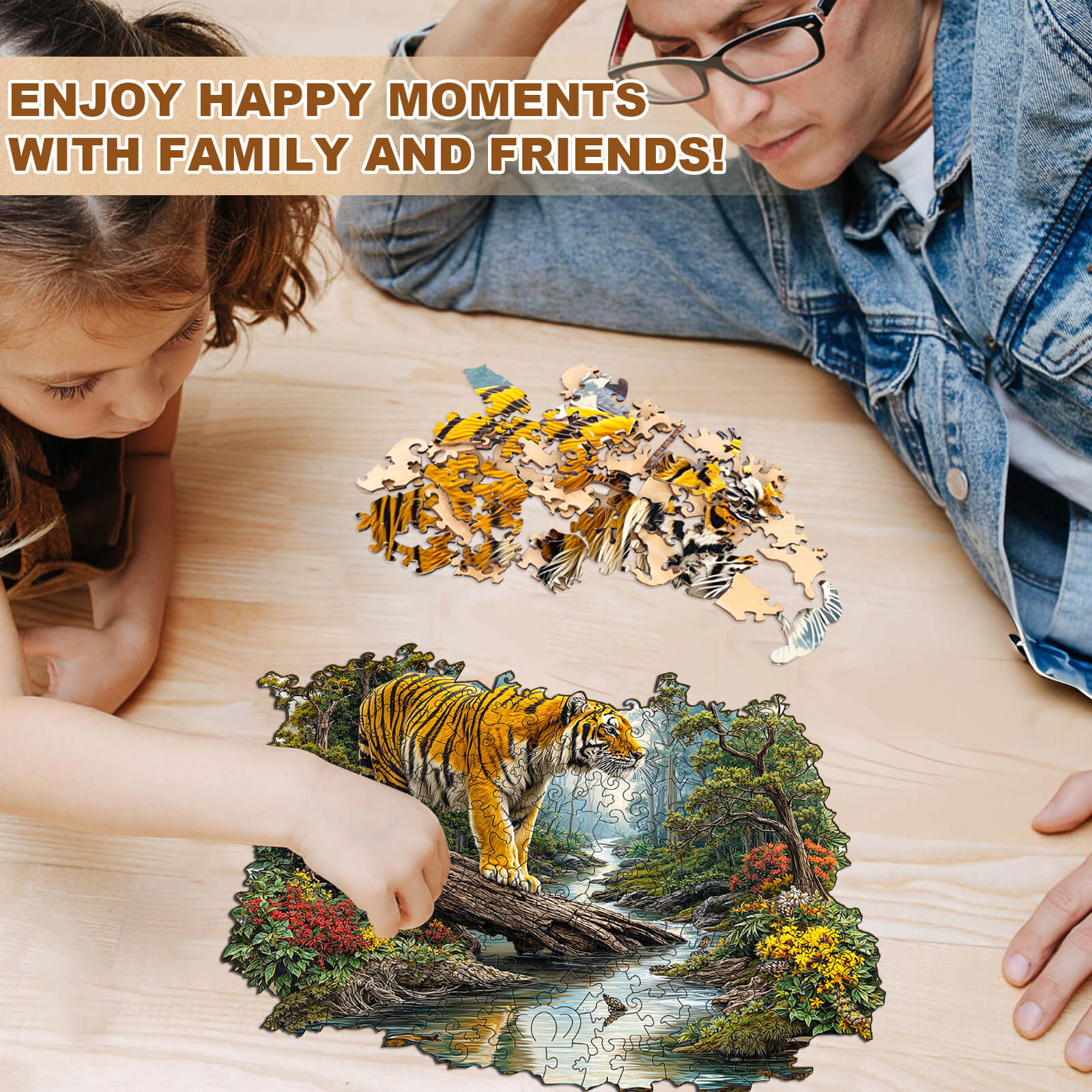 King of the Forest Wooden Jigsaw Puzzle