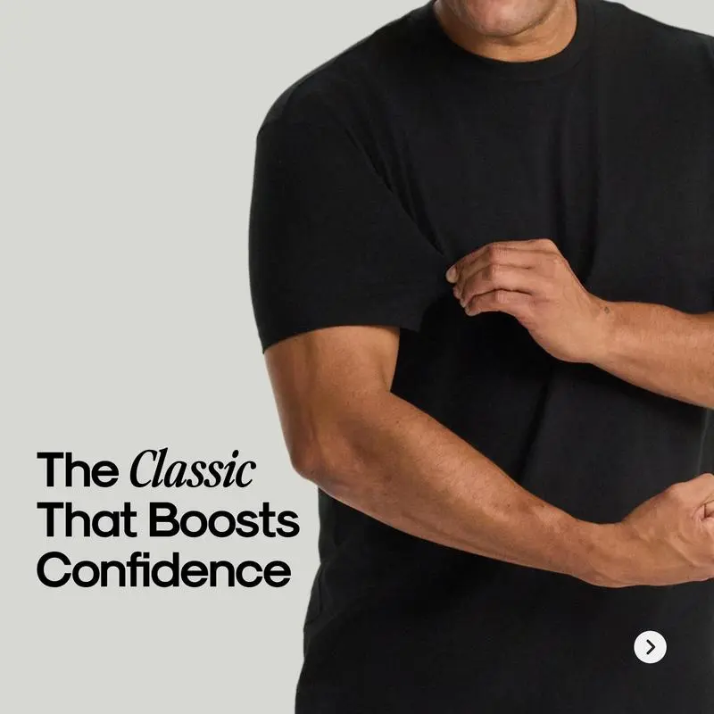 Men's four-piece short-sleeved crew neck T-shirt set