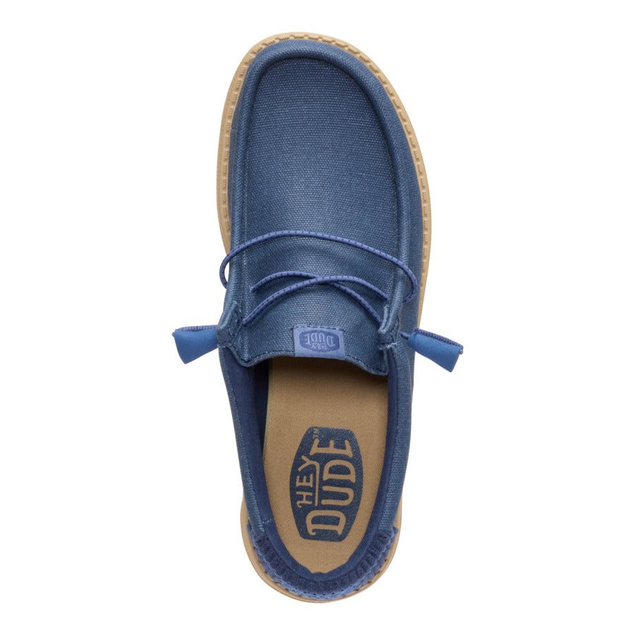 Wally Waxed Casual - Navy