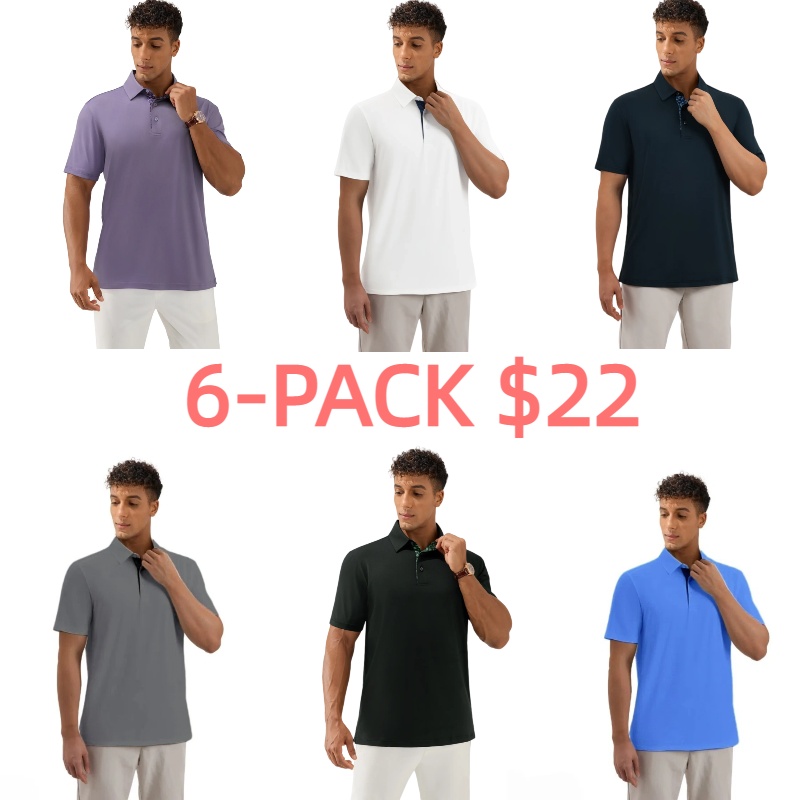 3-Pack Men's Polo Shirts