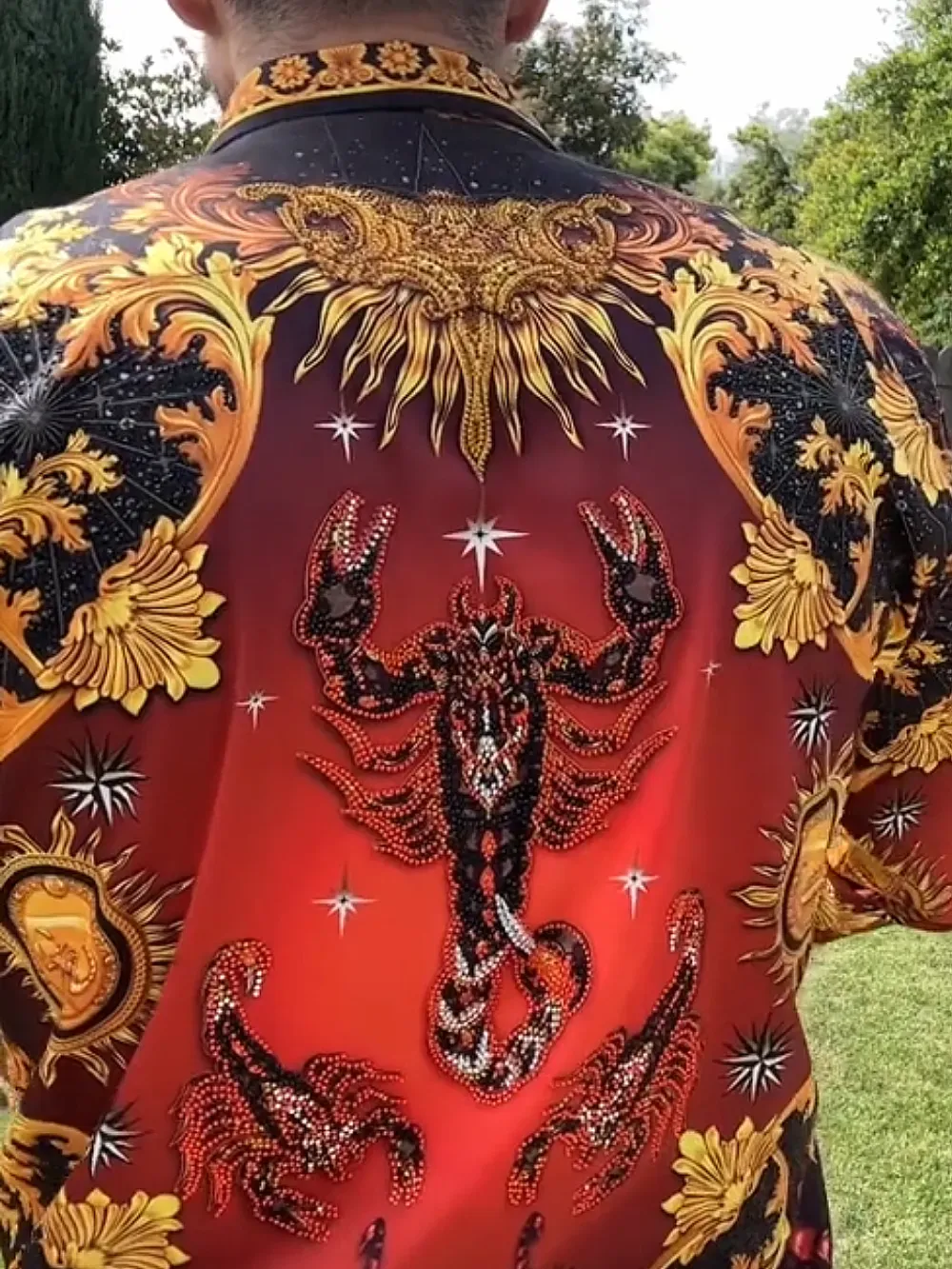 Men'S Western Style Casual Pattern Shirt