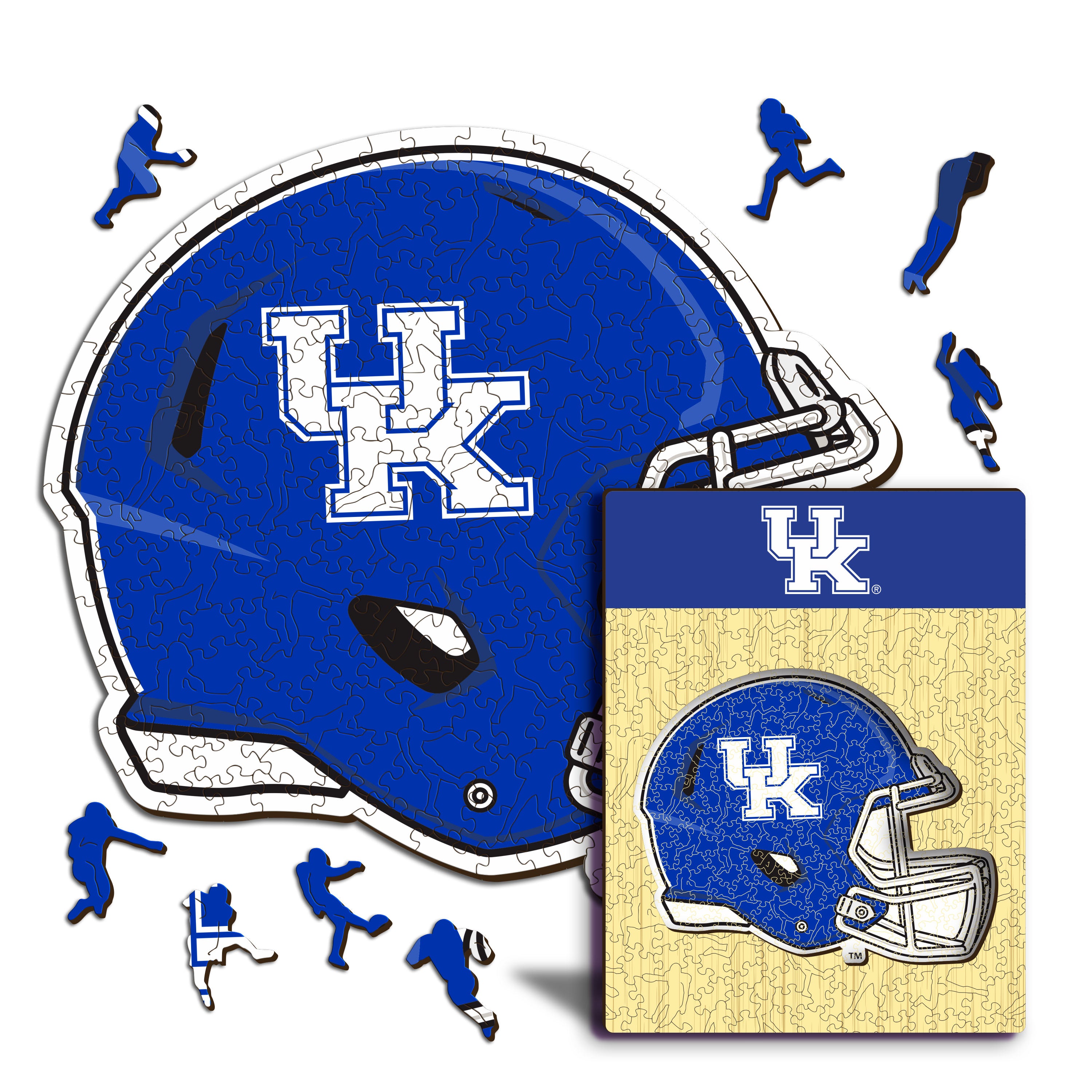 University of Kentucky Helmet - Wooden Puzzle
