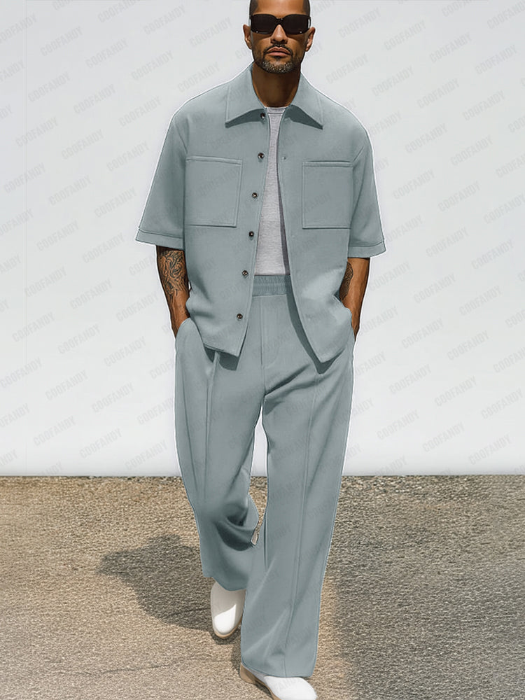 Durable Casual Jacket Pants Set