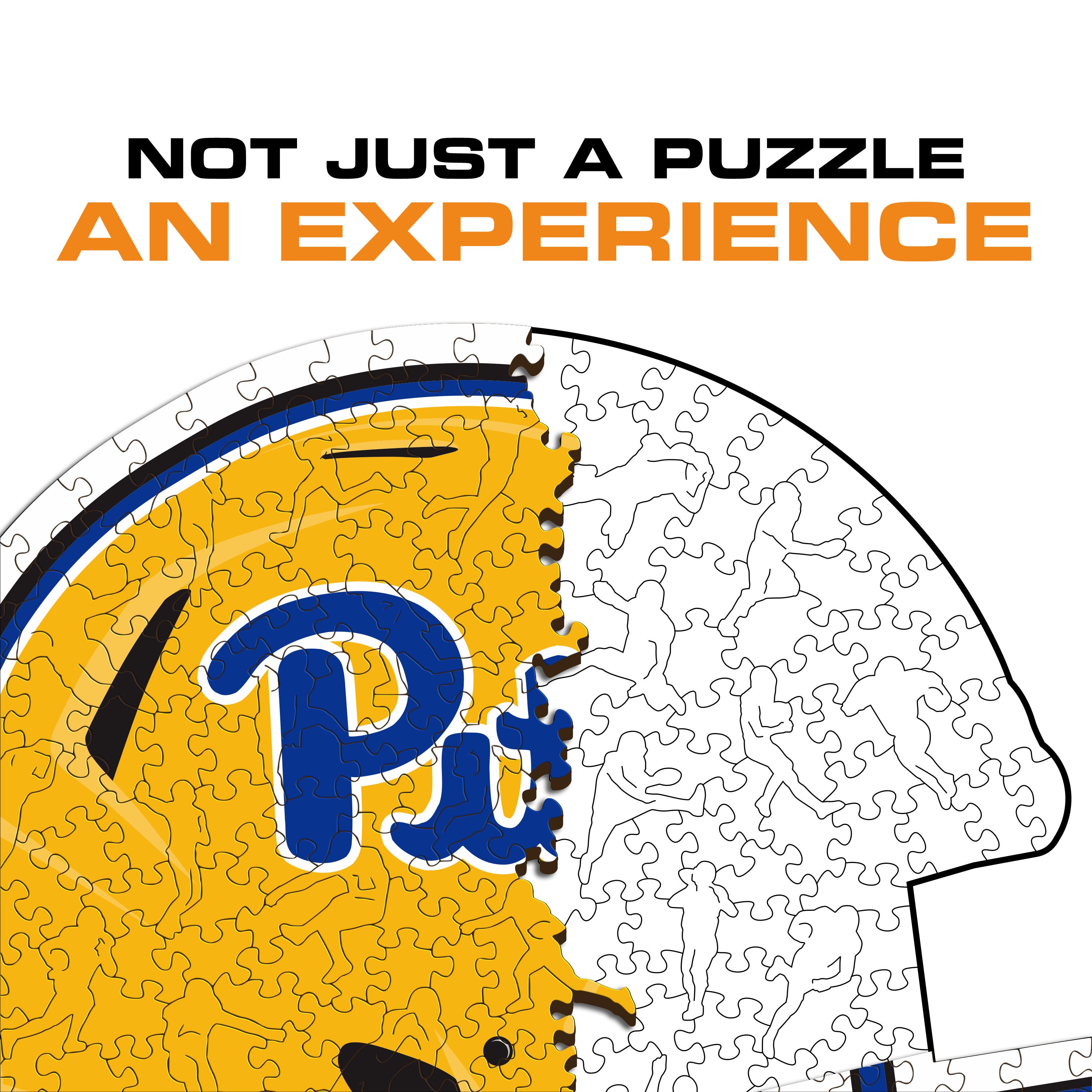 University of Pittsburgh Helmet - Wooden Puzzle