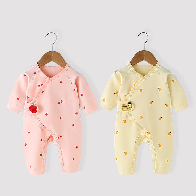 Newborn Fruit Kimono Romper