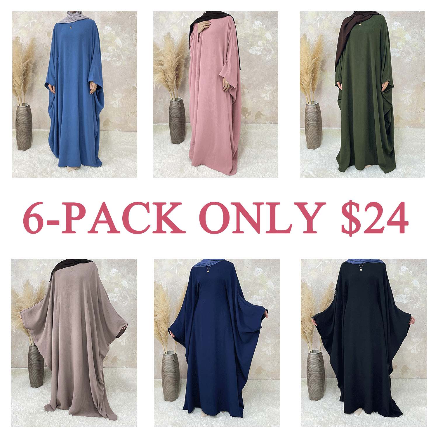 Elegant Modest Maxi Abaya Dress – Loose Fit, Long Sleeve, Everyday Comfort