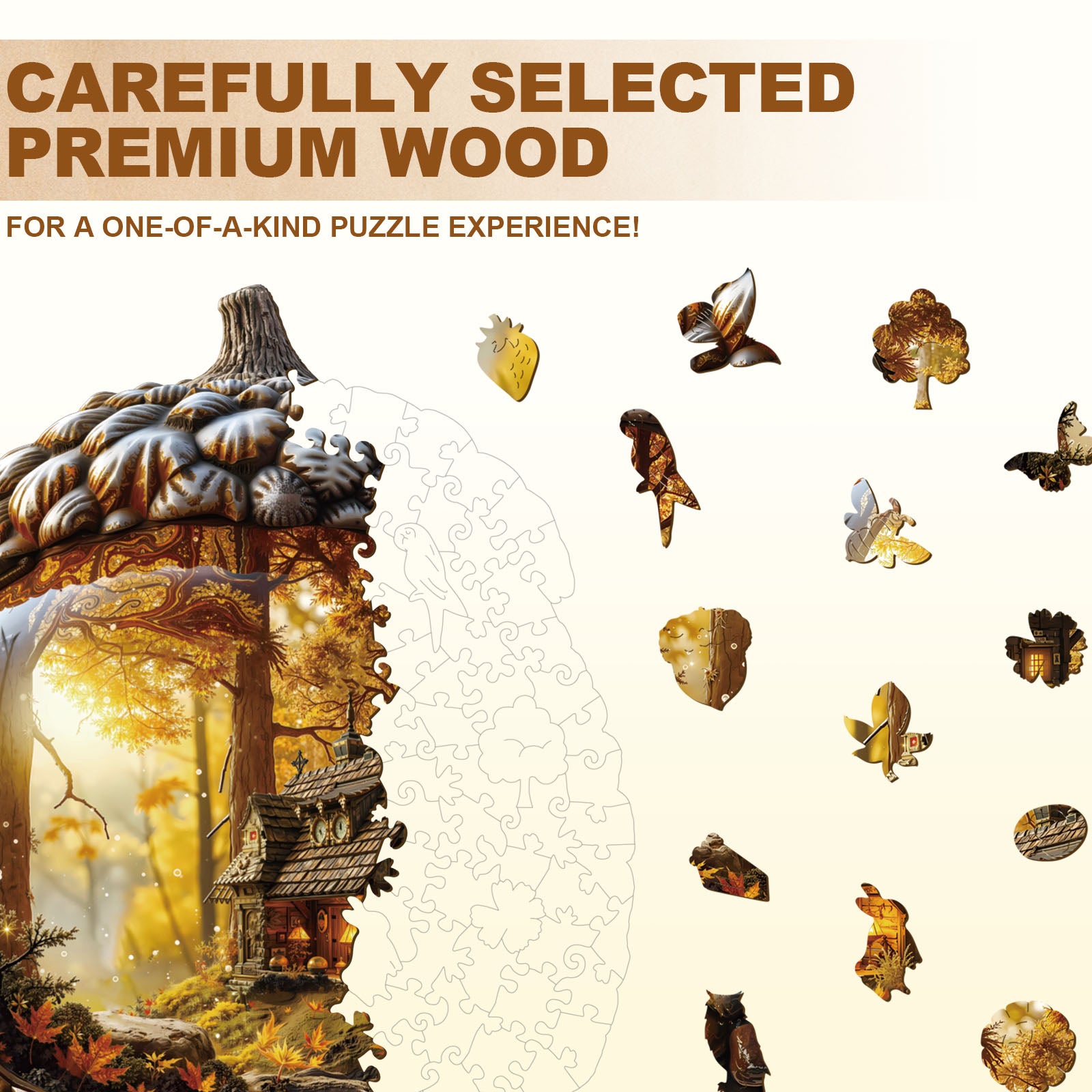 Forest secret realm Wooden Jigsaw Puzzle