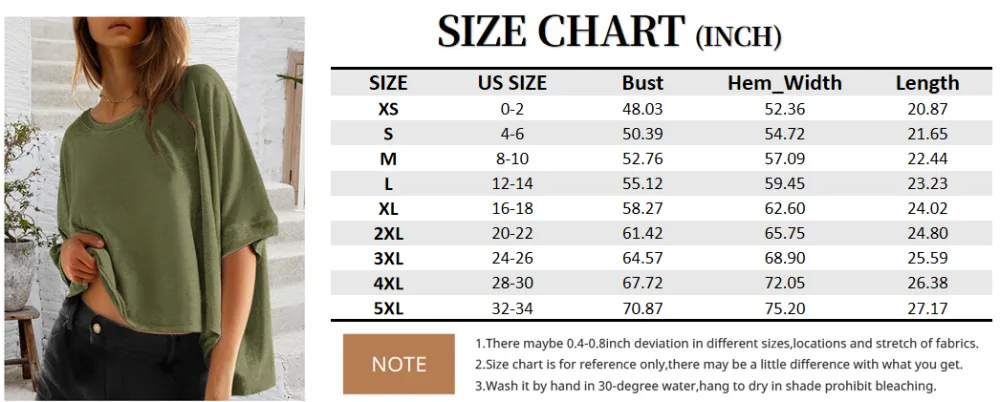 Women's Tops Oversized Basic Tee