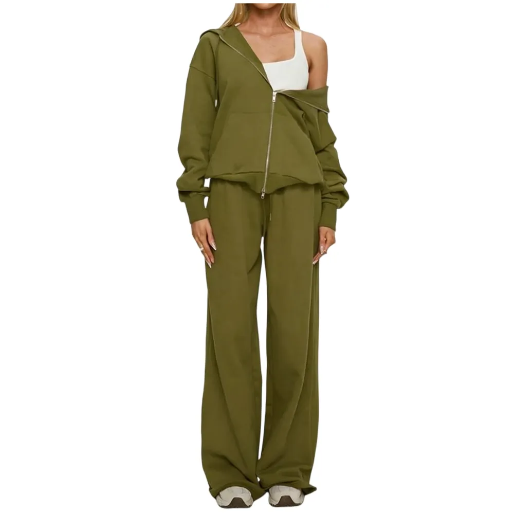 Women’s Fall-Winter 2-Piece Hoodie Tracksuit