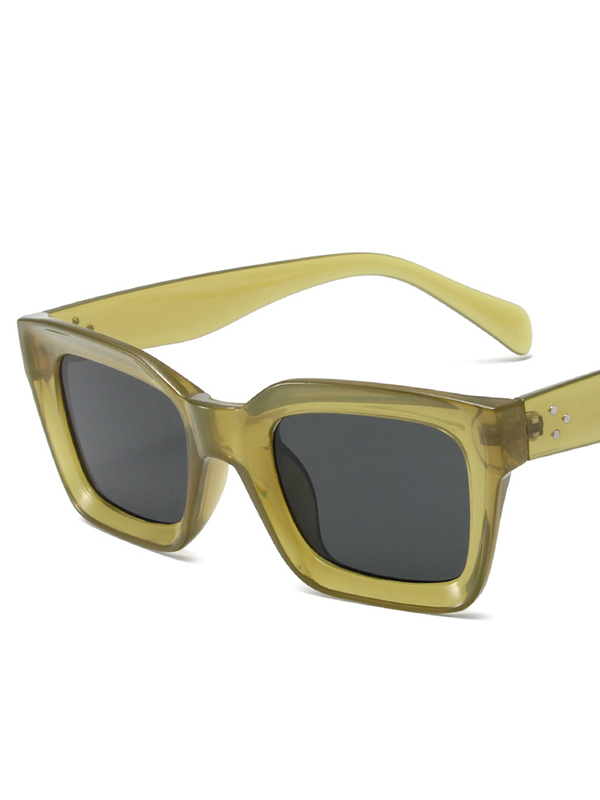 Geometric Sun-Protection Sunglasses Accessories
