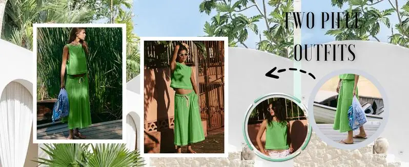 Women's Two Piece Skirt Set (Just $3 Each!)