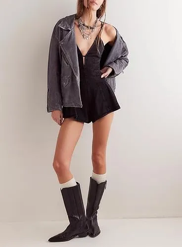 Women's Sleeveless Deep V Neck Shorts (Just $4 Each!)