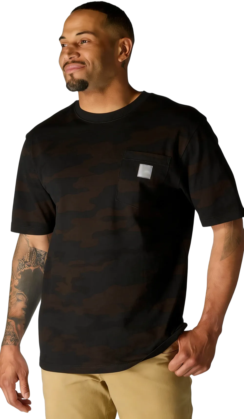 Men's Multi-Color Camo Short Sleeve Tee | Casual Everyday Style