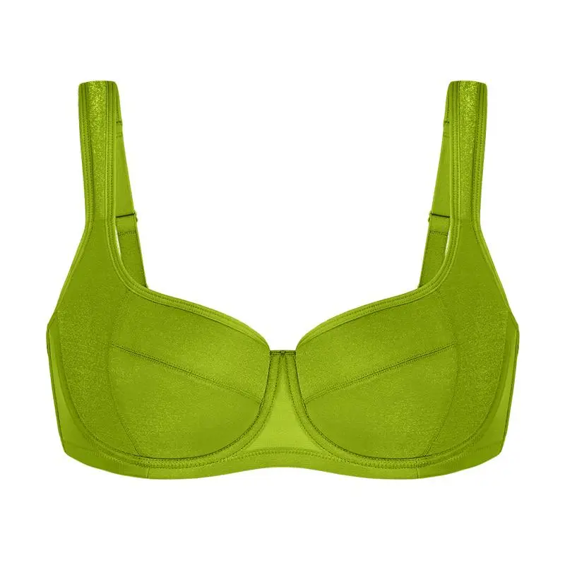 Night Lightly Padded Demi Bra Soft Supportive Fit Plus Size Balconette