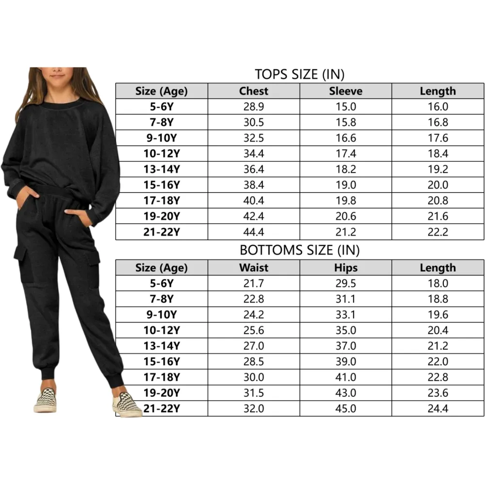 Kids Girls Sweatsuit Lounge sets