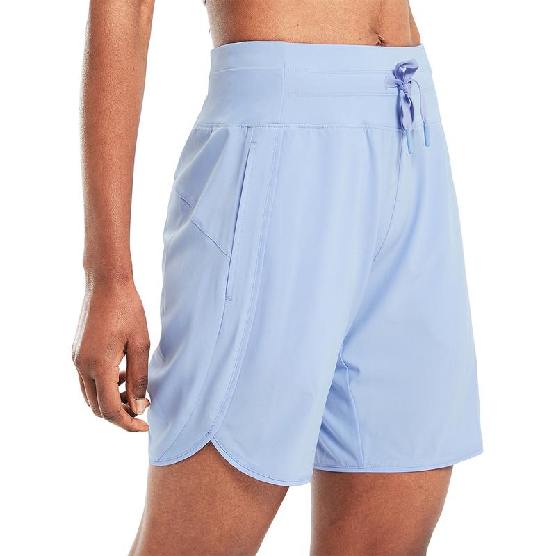 Women’s High-Waist Quick-Dry Athletic Shorts (3