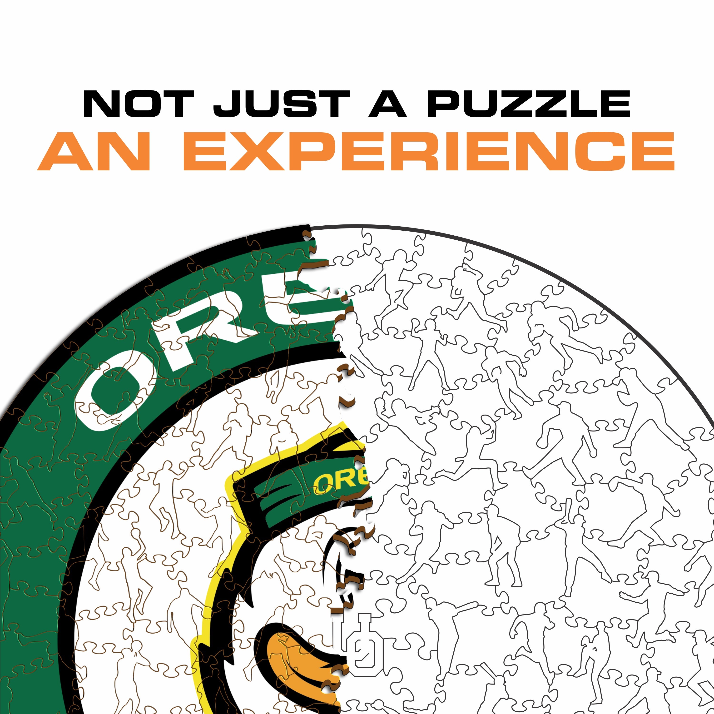 University of Oregon - Wooden Puzzle
