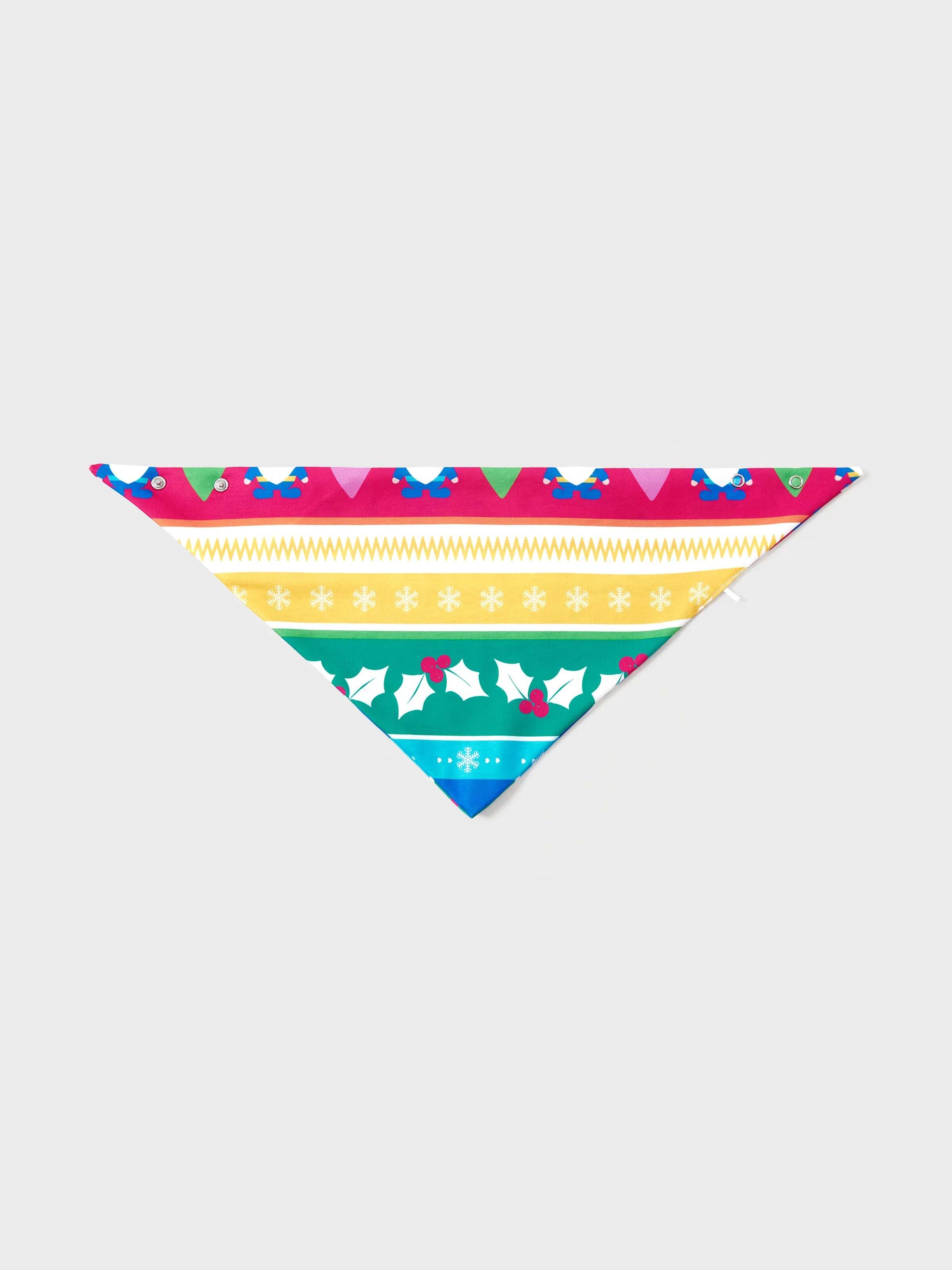 Christmas Matching Family Pajamas Set Christmas Gnome Striped PJS with Christmas Socks Multi-color