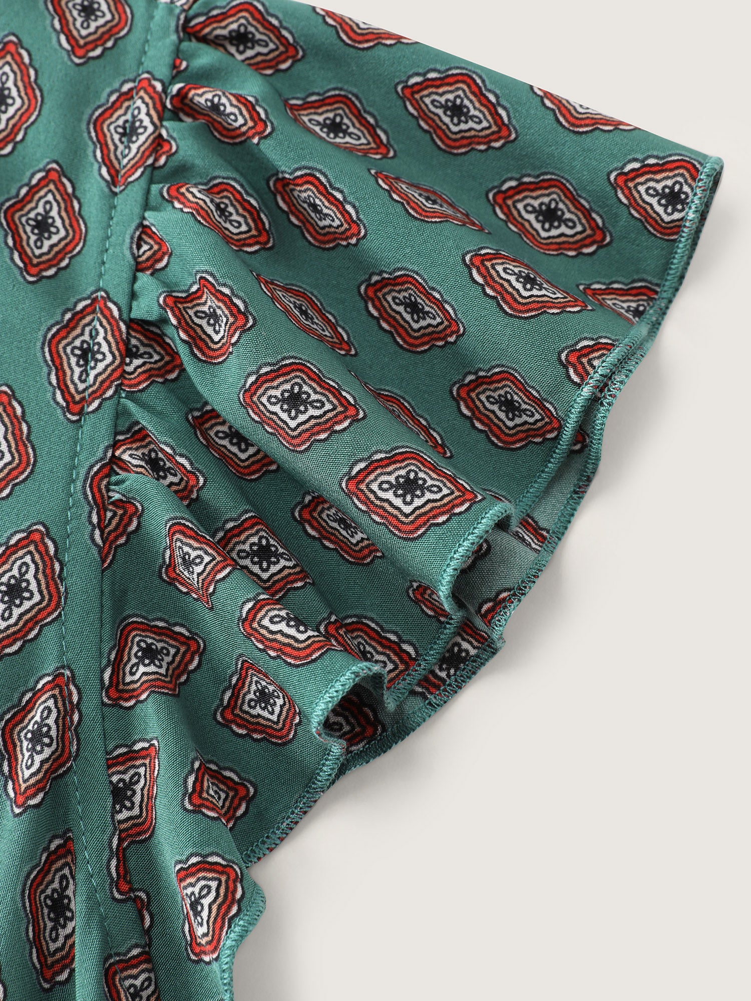 Floral Print High-Low Hem Midi Dress