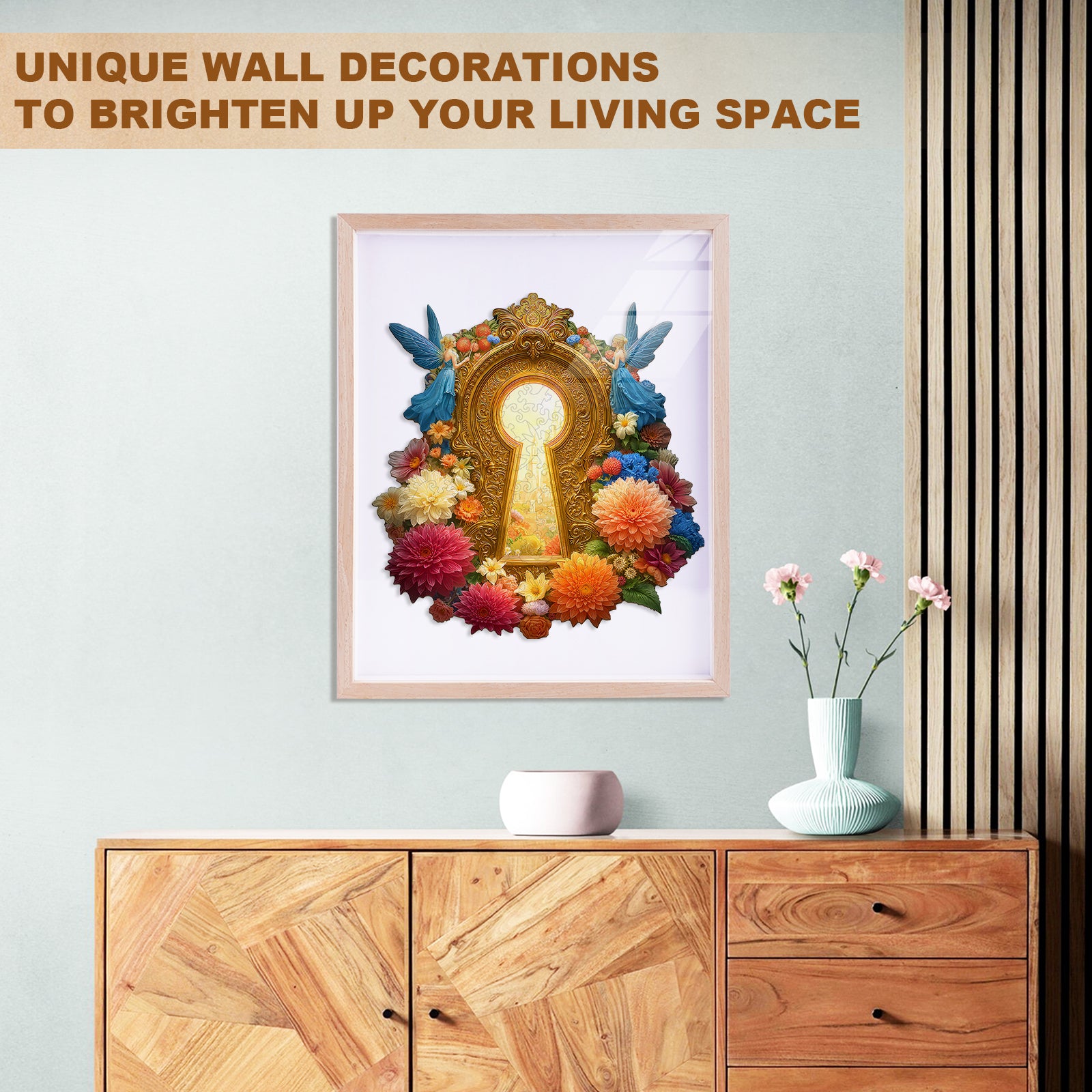 Elf door lock Wooden Jigsaw Puzzle