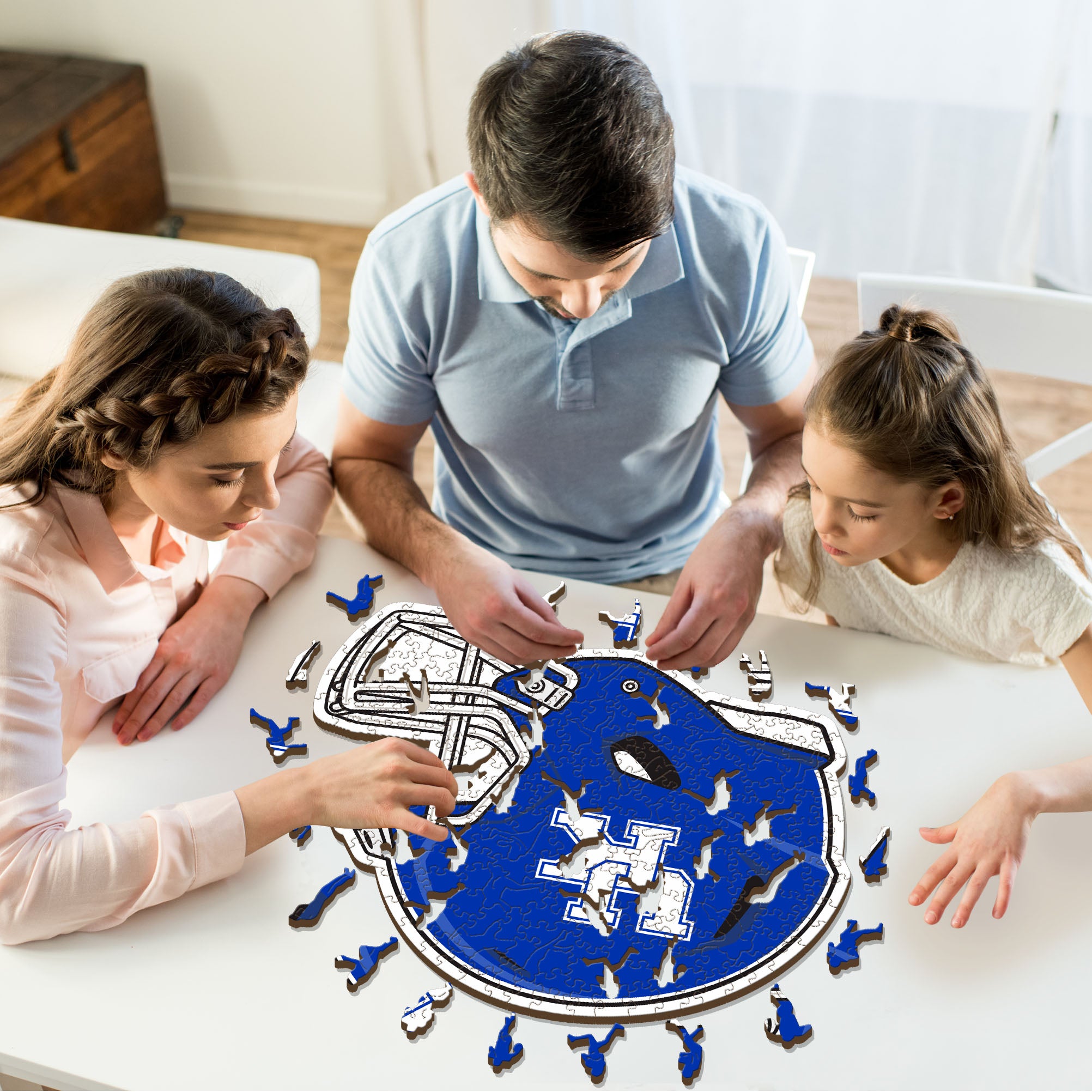 University of Kentucky Helmet - Wooden Puzzle