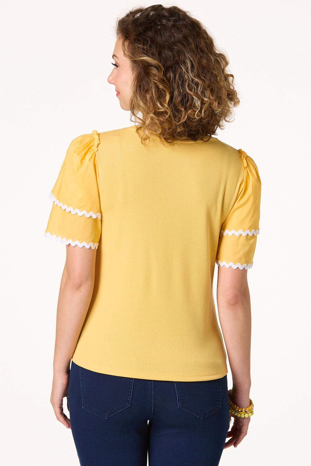 Ribbed Ric Rac Top