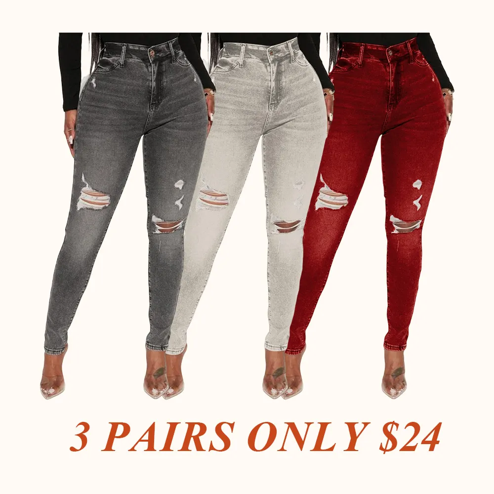 High Stretch Skinny Jeans - Black Wash