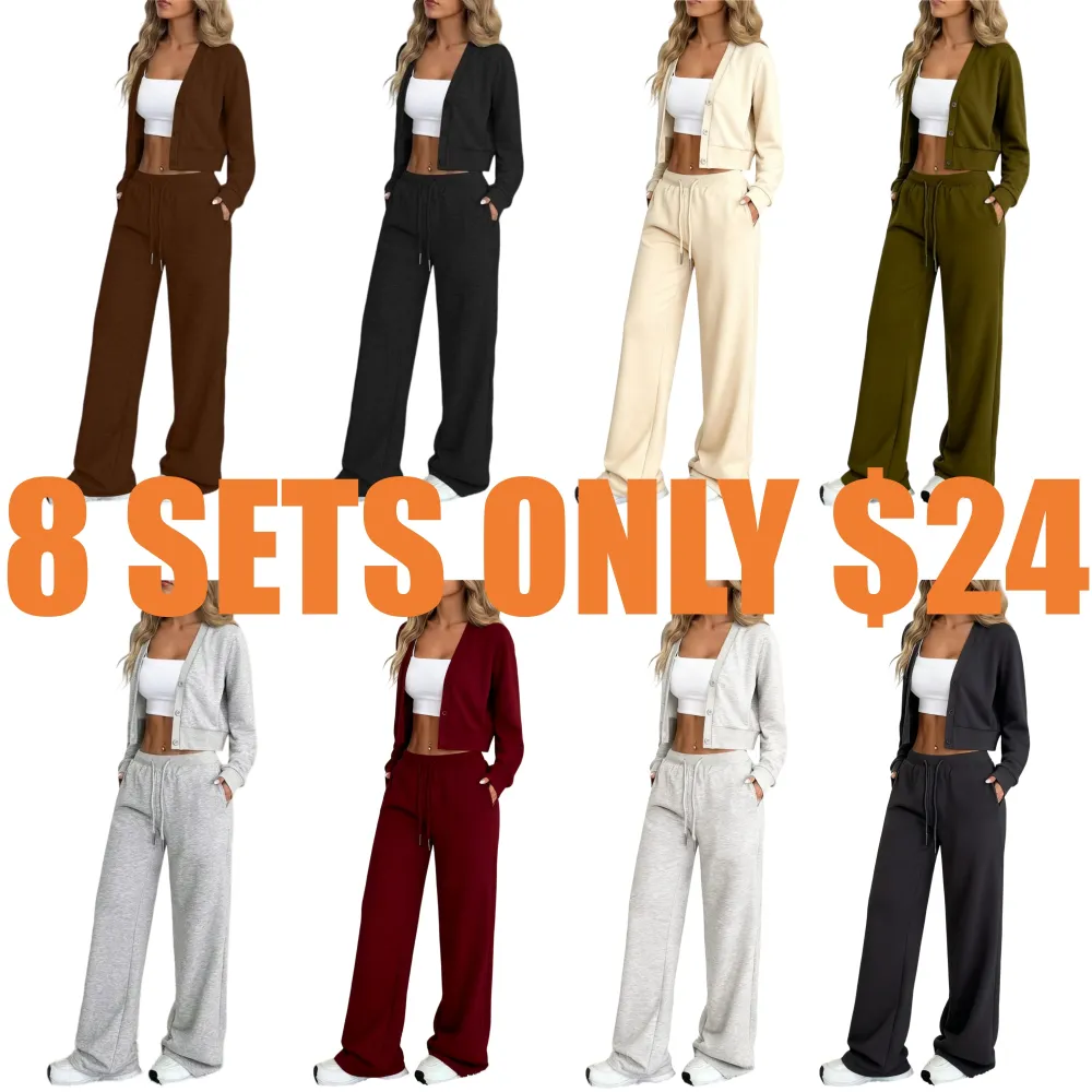 Women's Long Sleeve Jacket & Pants Set