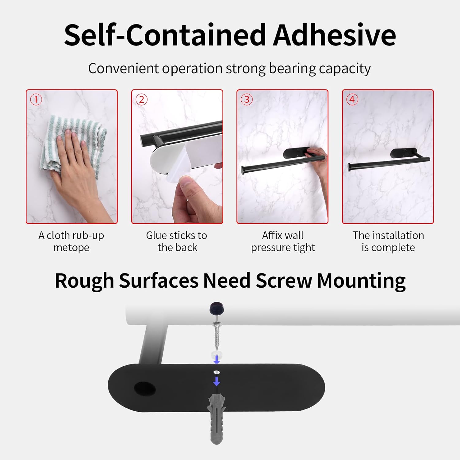 🧻Under Cabinet Paper Towel Holder – Declutter Your Kitchen Counter in Seconds ✨