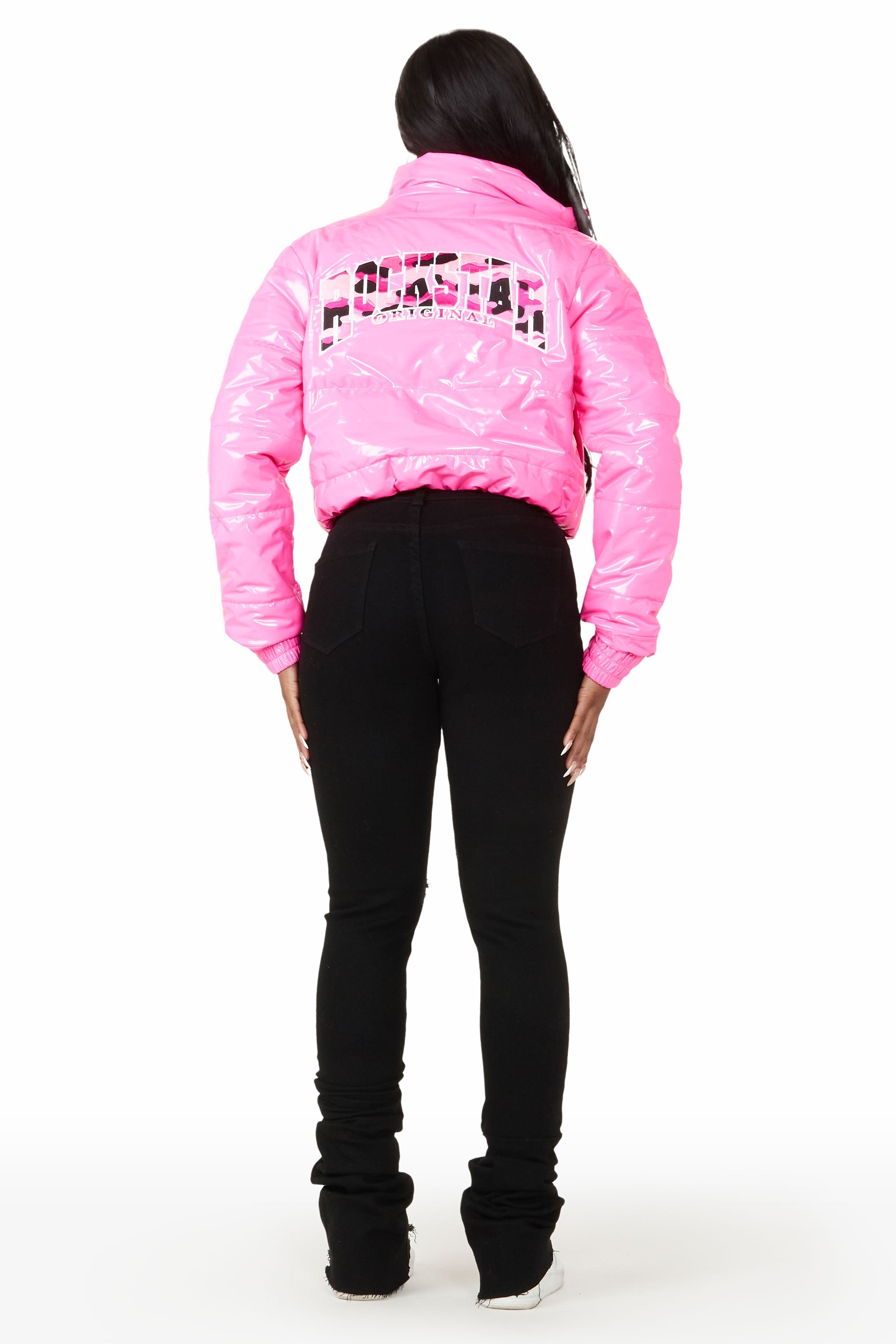 Keepin' Secrets Fuchsia Puffer Jacket