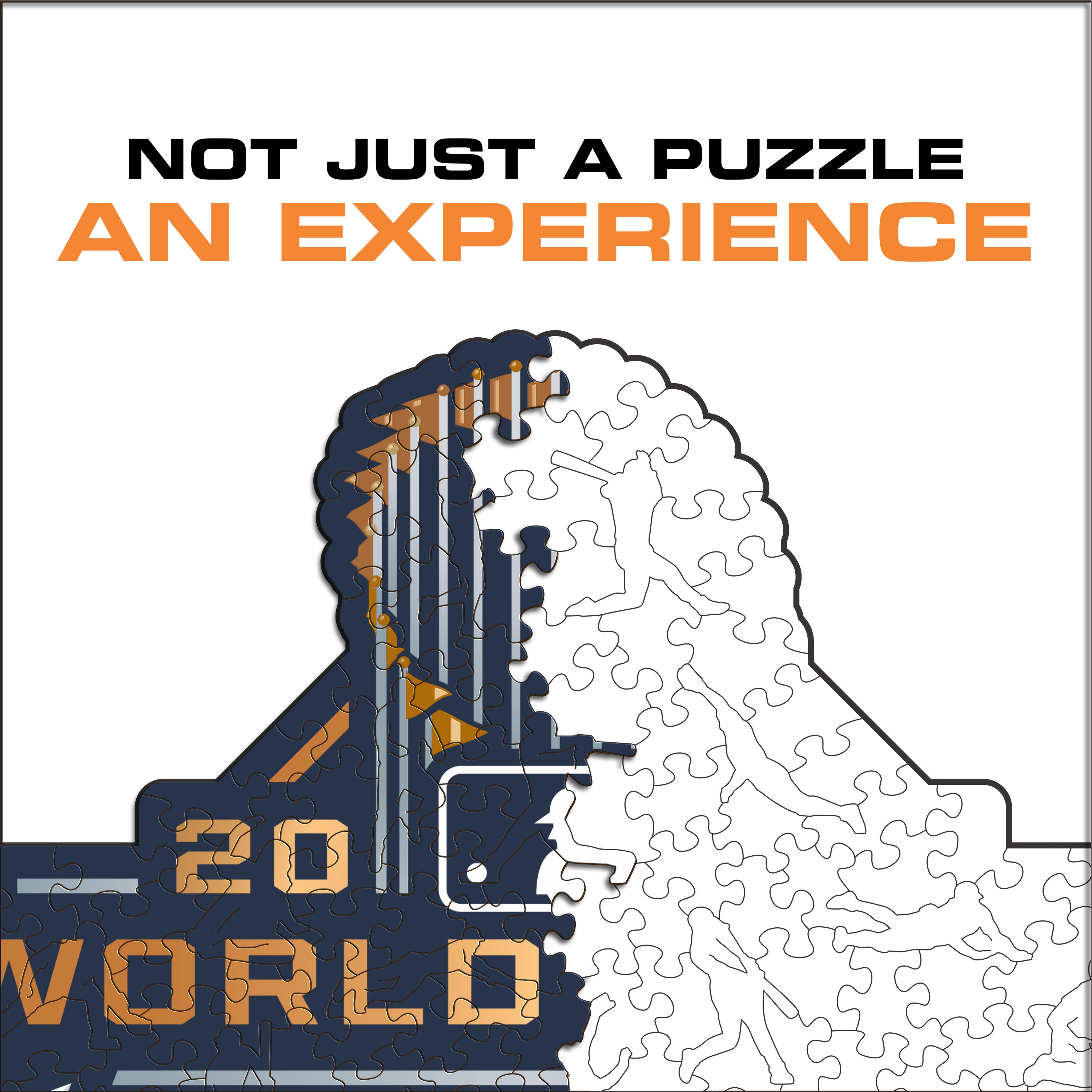 Los Angeles Dodgers™ 2025 World Series - Wooden Puzzle