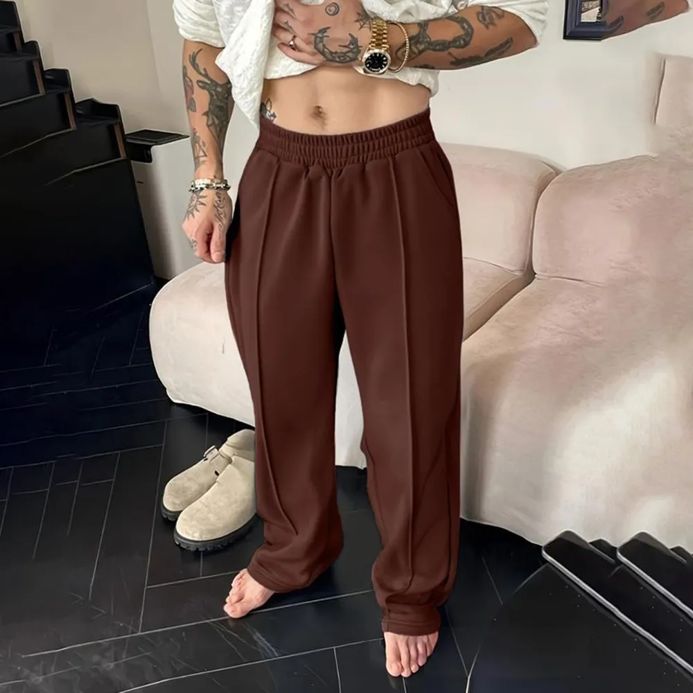 Men's and Women's Casual Street Style Joggers, High-Street Hip-Hop Design, Comfortable All-Season Pants for Daily Wear